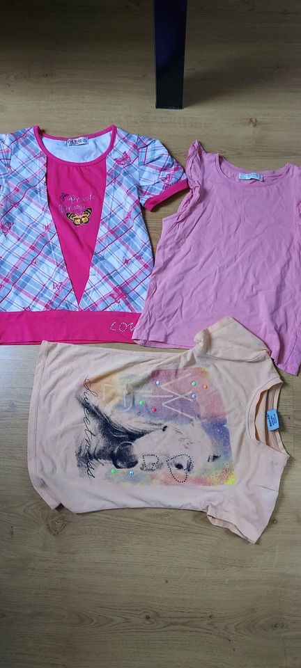 3x dívčí tričko vel 140-152, 140