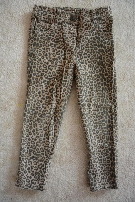 Tygrované leo kalhoty slimky - pro dvojčata, next,104