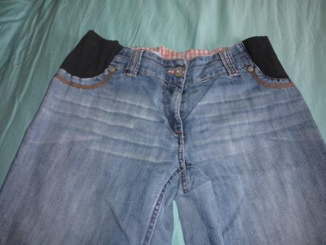 Bokové těhotenské džíny, c&a,42