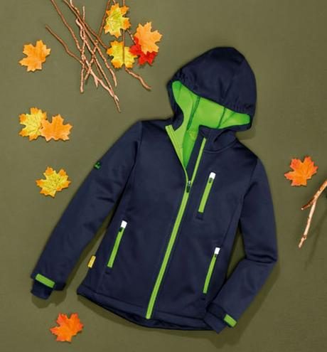 Klučičí softshellová bunda s fleecem vel. 146/152, 146 / 152