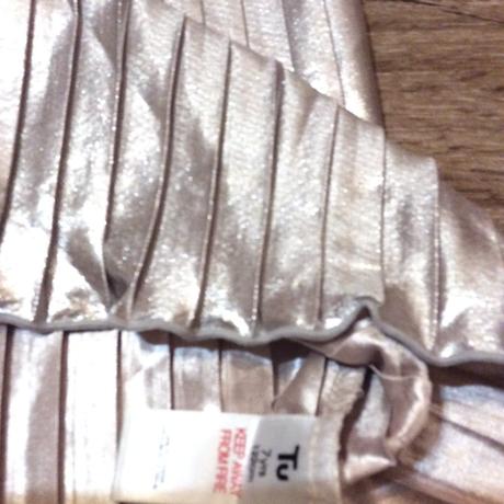 Skládaná lesklá sukýnka, tu,122