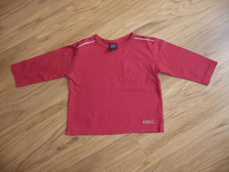 Červené tríčo next na 9-12m-vel.80, next,80