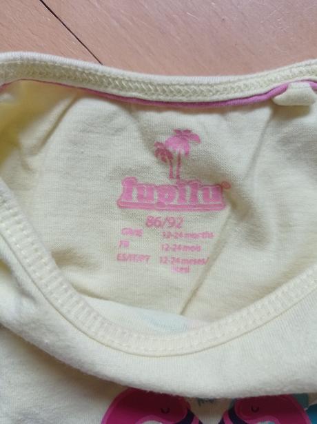 Šaty s krátkým rukávem lupilu 86/92, lupilu,92