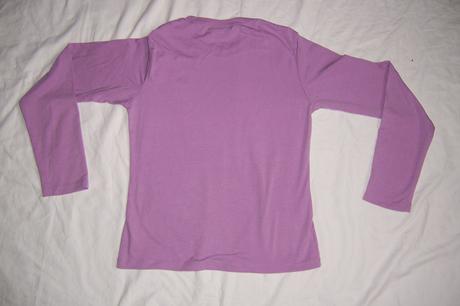 Fialové tričko s baletkou, 152