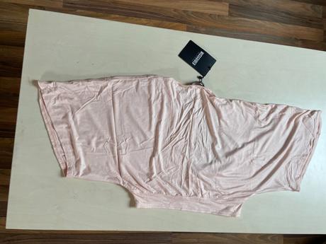 Nový růžový / nude crop top, vel m, missguided, m