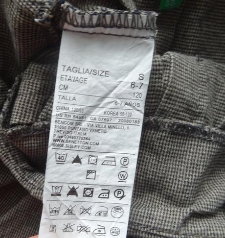 Skládaná zavinovací sukně, benetton,122