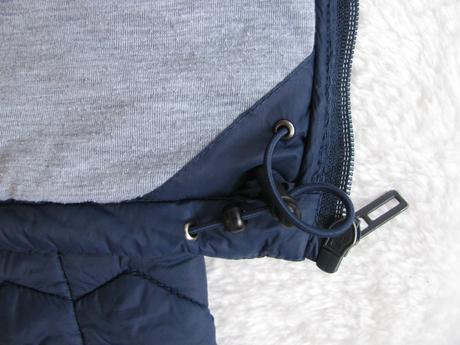 Přechodná tmavě modrá prošívaná bunda, crivit,38