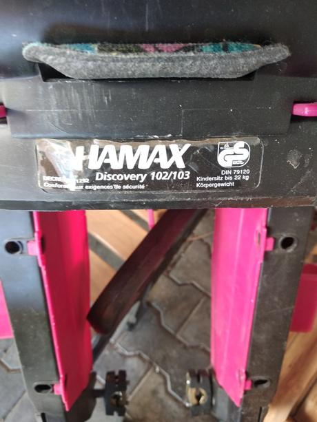 Cyklosedačka hamax, 