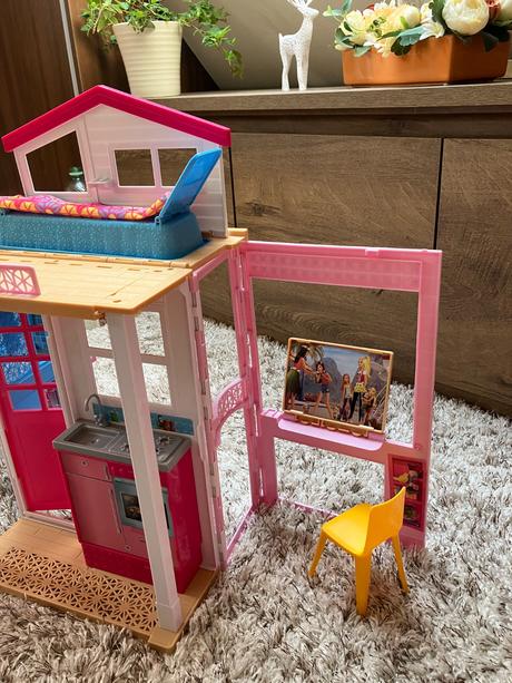 Barbie dům skládací 2v1, 