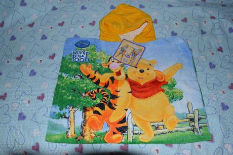 Dětské pončo pooh z dílny walt disney, župánek, disney,86 - 116