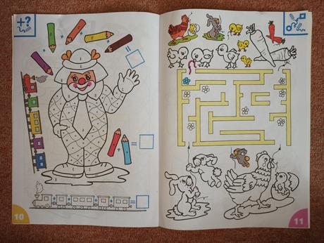 Sešit, skládanky, raketoplán, puzzle,