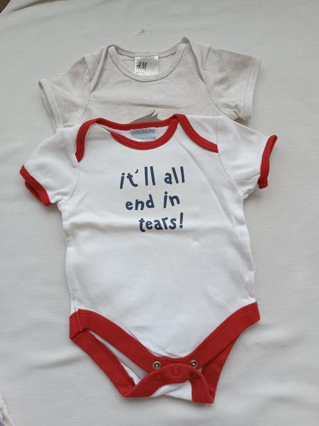 Dětské body krátký rukáv, 62