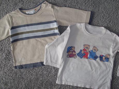 6x tričko s dl.rukávem vel.62-74, h&m,62