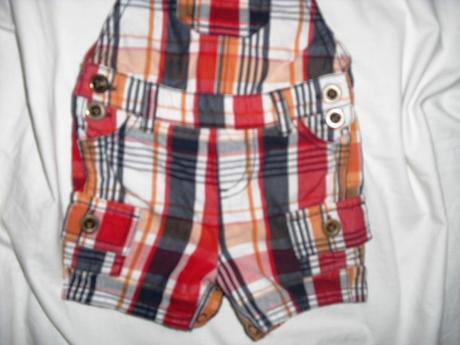 Luxusní káro laclové kraťásky, f&f,56