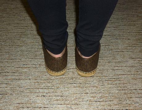 Hnědé dámské logované espadrilky michael kors, michael kors,38
