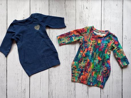 Tunika s kapsami - různé barvy, 92 / 104 / 116 / 128 / 140