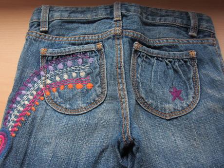 Luxus džínečky, rifle s duhou, gap,98