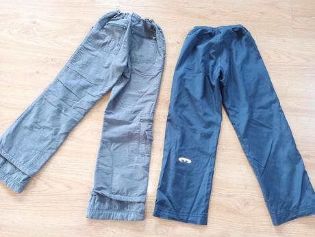 Kalhoty vyteplené vel.122-134, 122