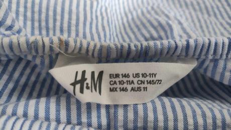 Triko/top letní dívčí, h&m,146