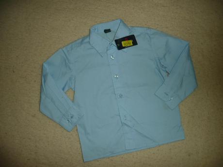 Košile modrá vel 4/4t, 104