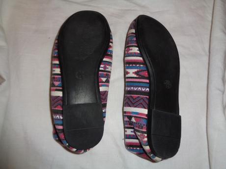 Super barevné látkové baleríny -uvnitř kožené, pepperts,32