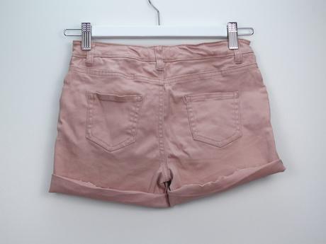 Růžové šortky, denim co,152