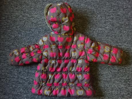 Zimní bunda s jablíčky, vel. 92, next,92
