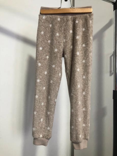Plyšové pyžamové kalhoty s hvězdama, 122