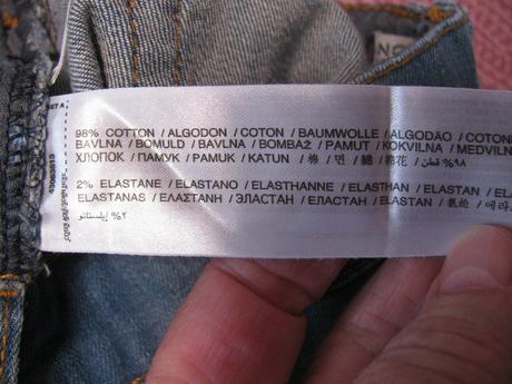 Džínové strečové kraťasy mango kids, mango,140