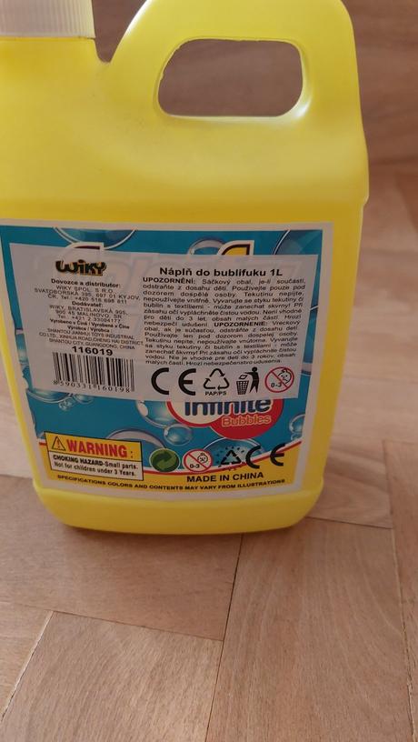 Bublifuk - náhradní náplň 1 litr, 