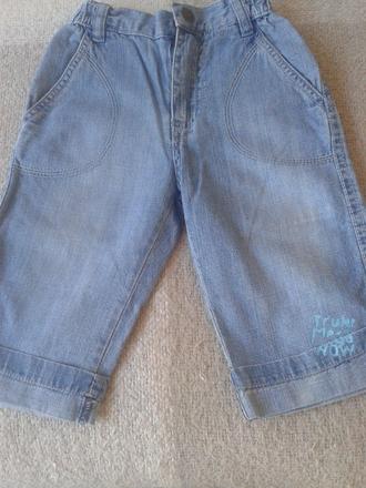 Bavlněné  rifličky zn.litle boy star, 74