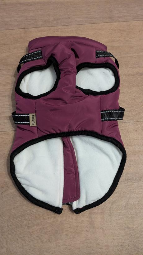 Ka486 nepromokavá psí bunda l, délka zad 32 cm,