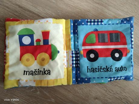 Látková knížka moje autíčka, 
