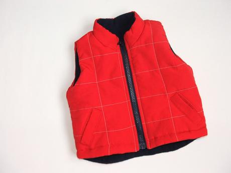 M416 oboustranná prošívaná vestička vel. 68, mini mode,68