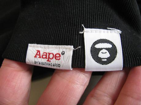 Perfektní černá bavlněná mikina aape, 152