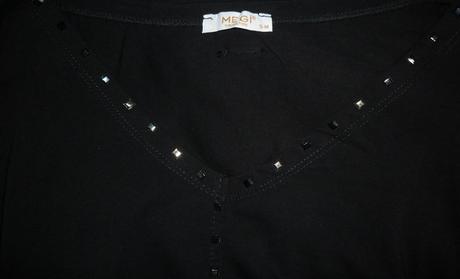 Černé dámské oversize tričko megi, m