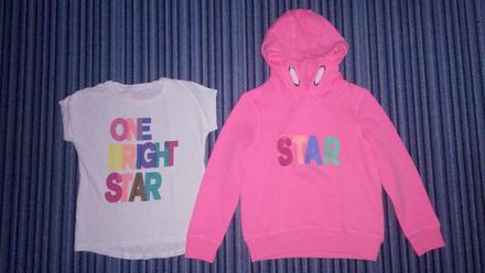 Tričko + mikina, next,116