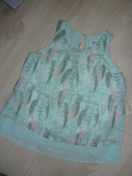 Letní lehká volná halenka, h&m,158