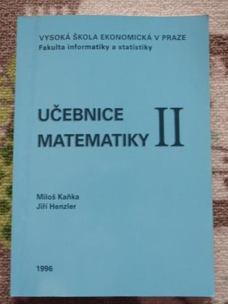 Učebnice matematiky ii vše v praze, 