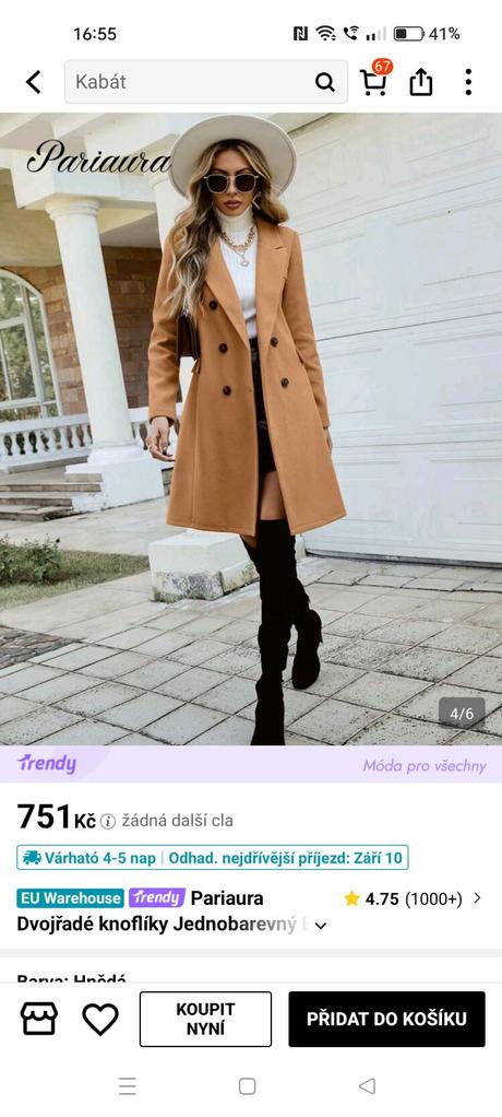 Dámský kabátek, vel 44, 44