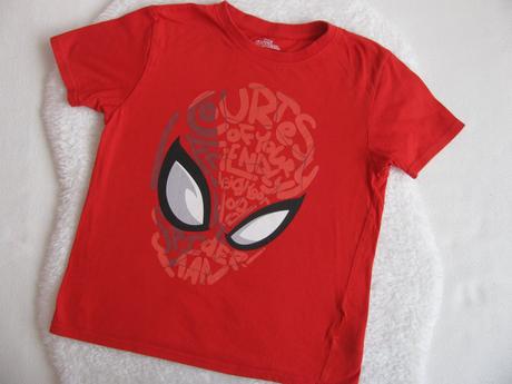 Krásné červené bavlněné tričko spiderman, marvel,140