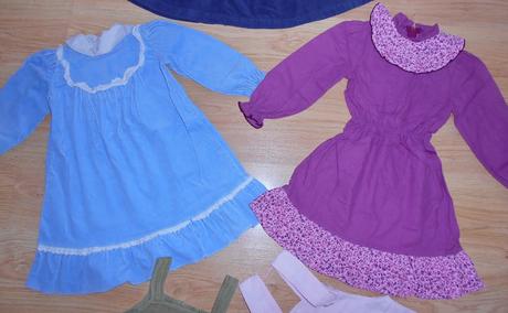 Dívčí zimní šaty a šatovky vel.92,98,104,110, 86–98