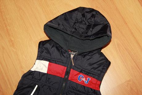 Vesta vestička teplá - tm.modrá vel. 86-92, 86