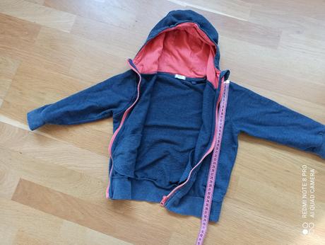 Šedá mikina s kapucí, pepco,110