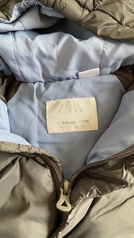 Dětská podzimní/zimní bundička zara 104/110, zara,104
