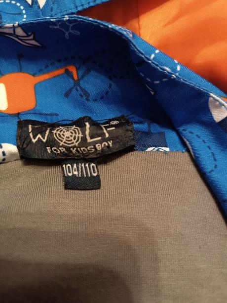 Slabší bunda, wolf,104