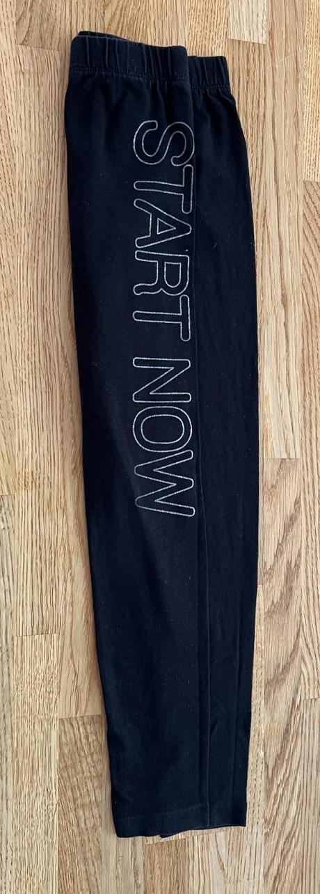 Leginy & elasťáky černé vel. 128/134, 128