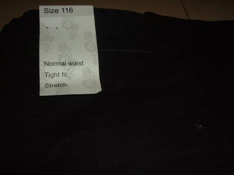 Čierne džínsy my wear, 116