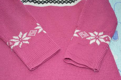 Pletená tunika šaty, dlouhý svetr, 122