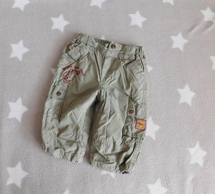 Vyteplené kalhoty s pú disney vel.74, disney,74